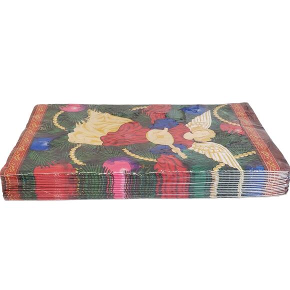 Vintage Christmas Angel Napkins Amscan Guest Towels Christmas Angels Made USA - Picture 5 of 9